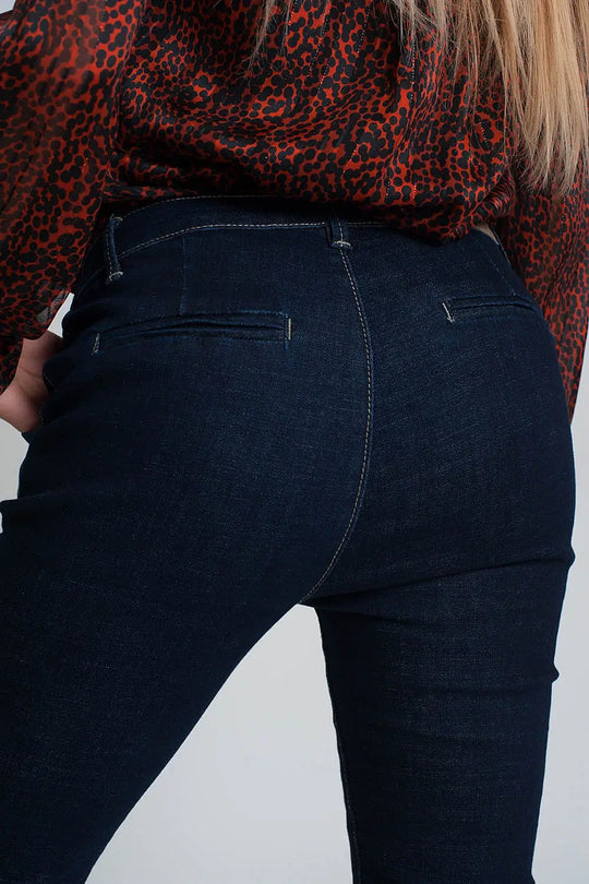 Jeans coupe fine style chinois - Pantalons