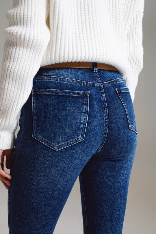 Jeans évasés avec ourlet orné - Pantalons