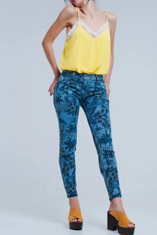 Jeans reversible in mid blue - Jeans
