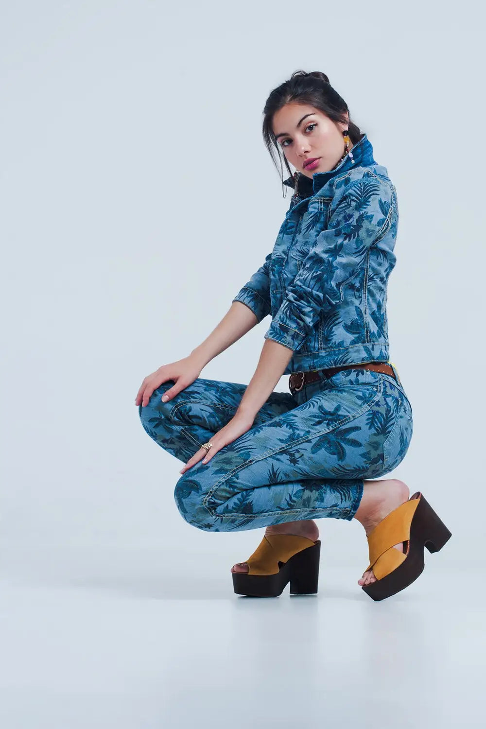 Jeans reversible in mid blue - Jeans