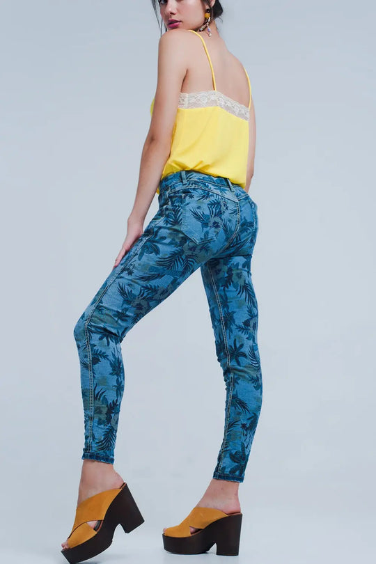 Jeans reversible in mid blue - Jeans