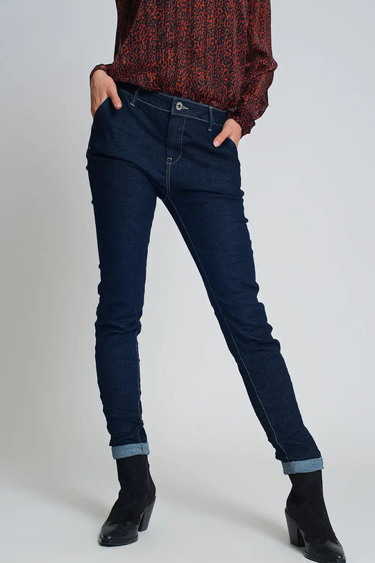 Jeans skinny cut chino style - Jeans