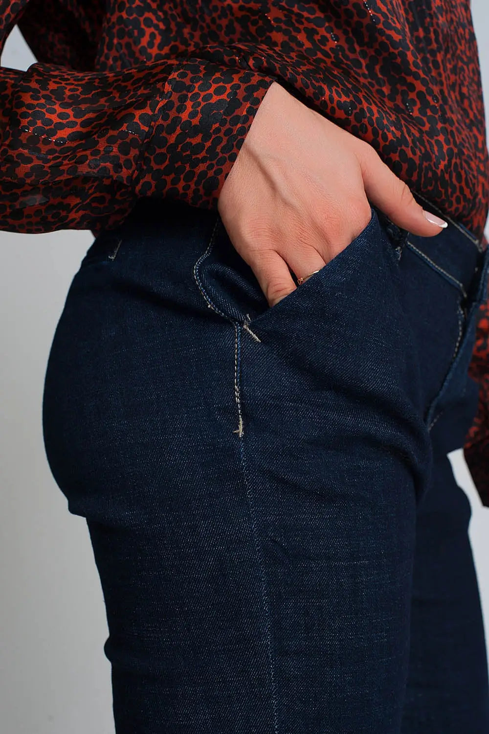 Jeans skinny cut chino style - Jeans