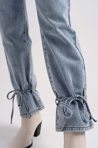 jeans with drawstring