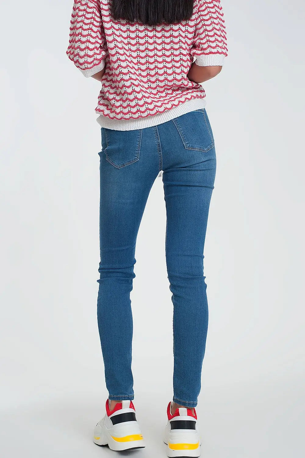 Jeggings délavage foncé - Pantalons