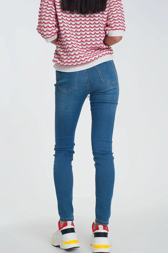 Jeggings in dark wash - Jeans