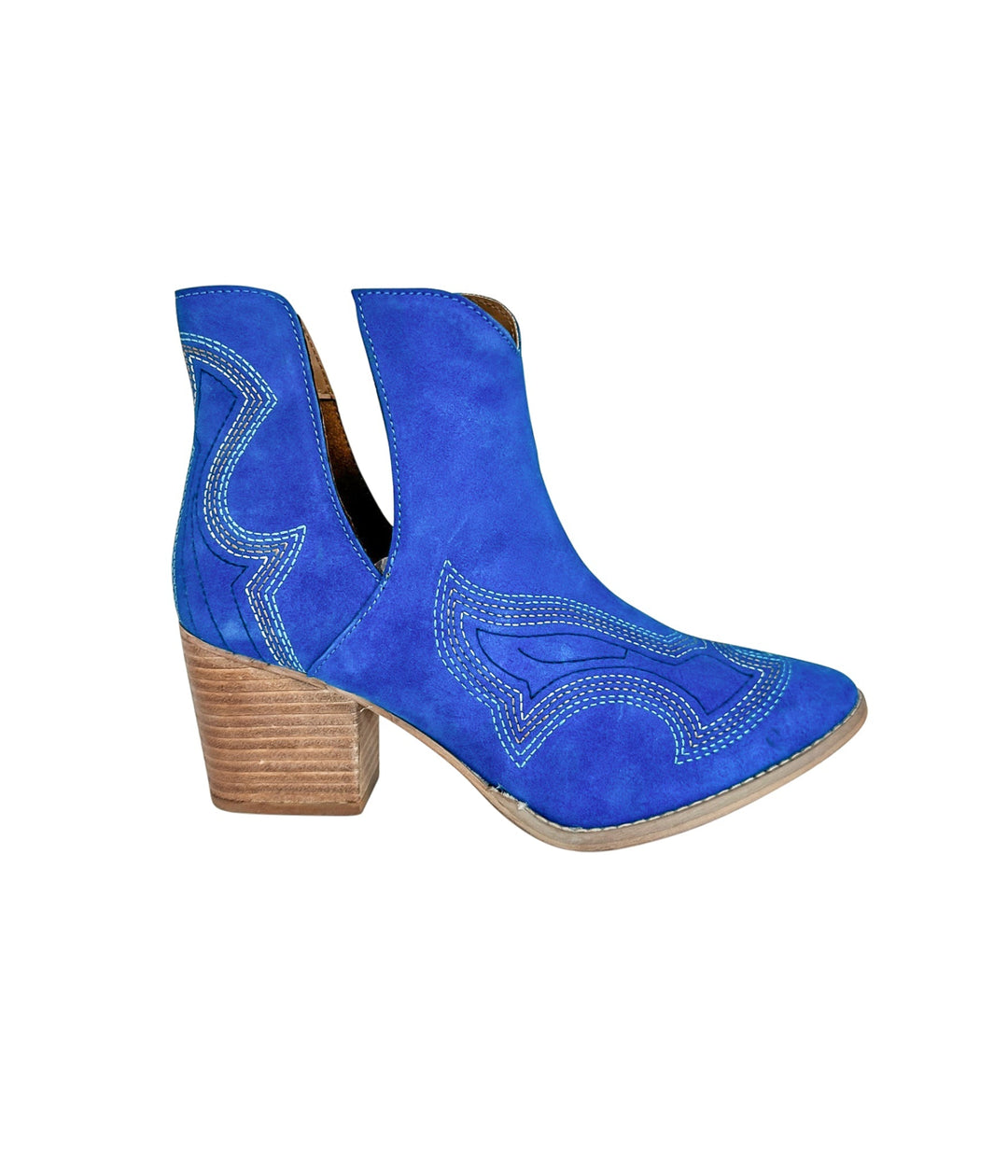 Journee Ankle Boots in Blue - MELISSA JEAN