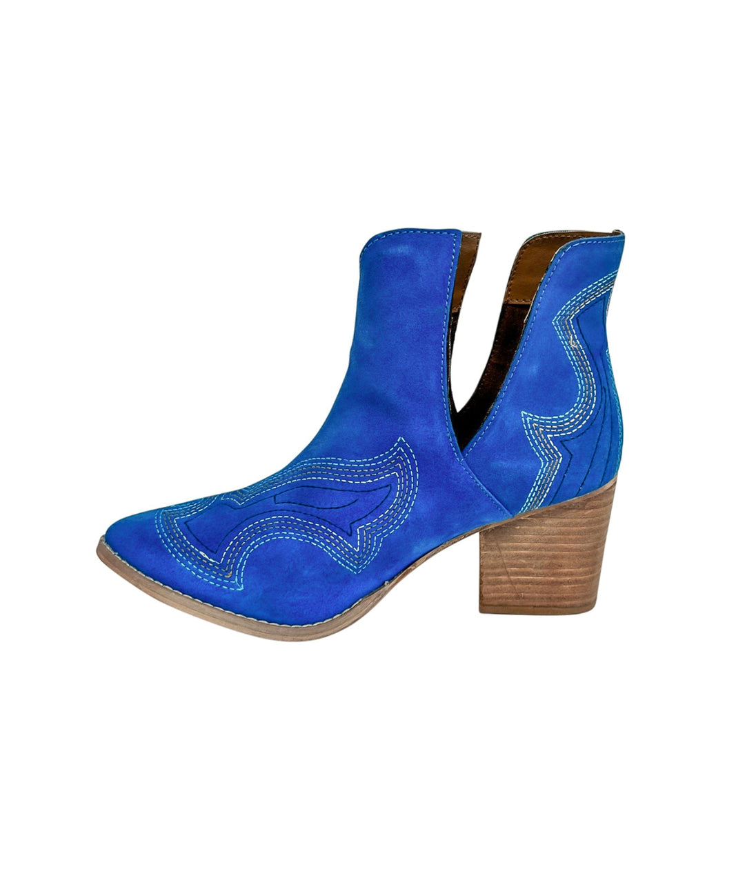 Journee Ankle Boots in Blue - MELISSA JEAN