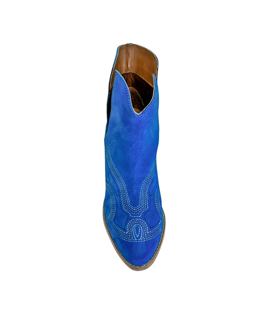 Journee Ankle Boots in Blue - MELISSA JEAN