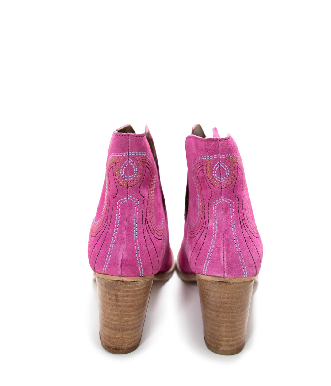 Journee Ankle Boots in Magenta - MELISSA JEAN