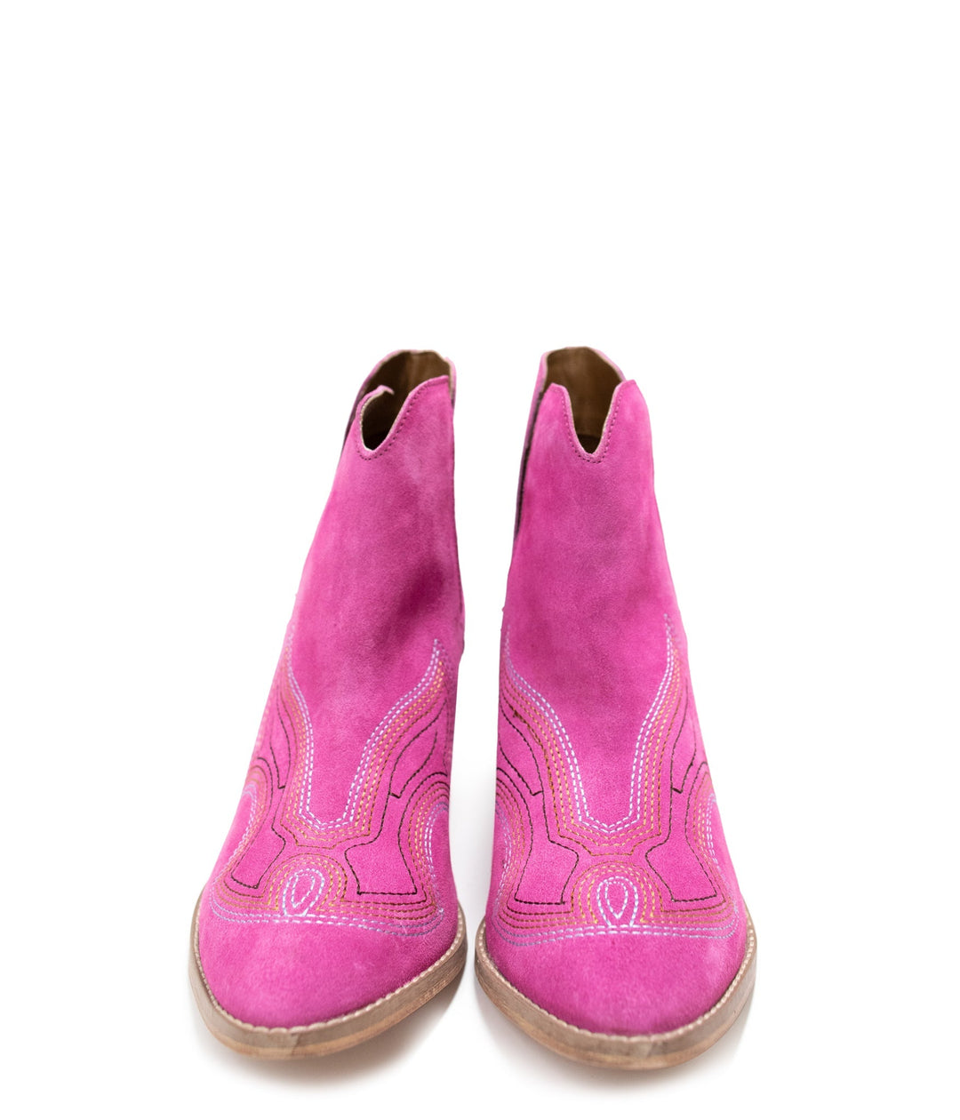 Journee Ankle Boots in Magenta - MELISSA JEAN