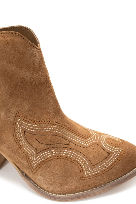 Journee Ankle Boots in Tan - 110 Fashion Boots