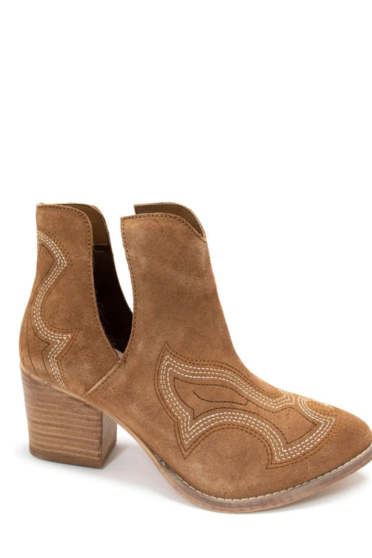 Journee Ankle Boots in Tan - 110 Fashion Boots