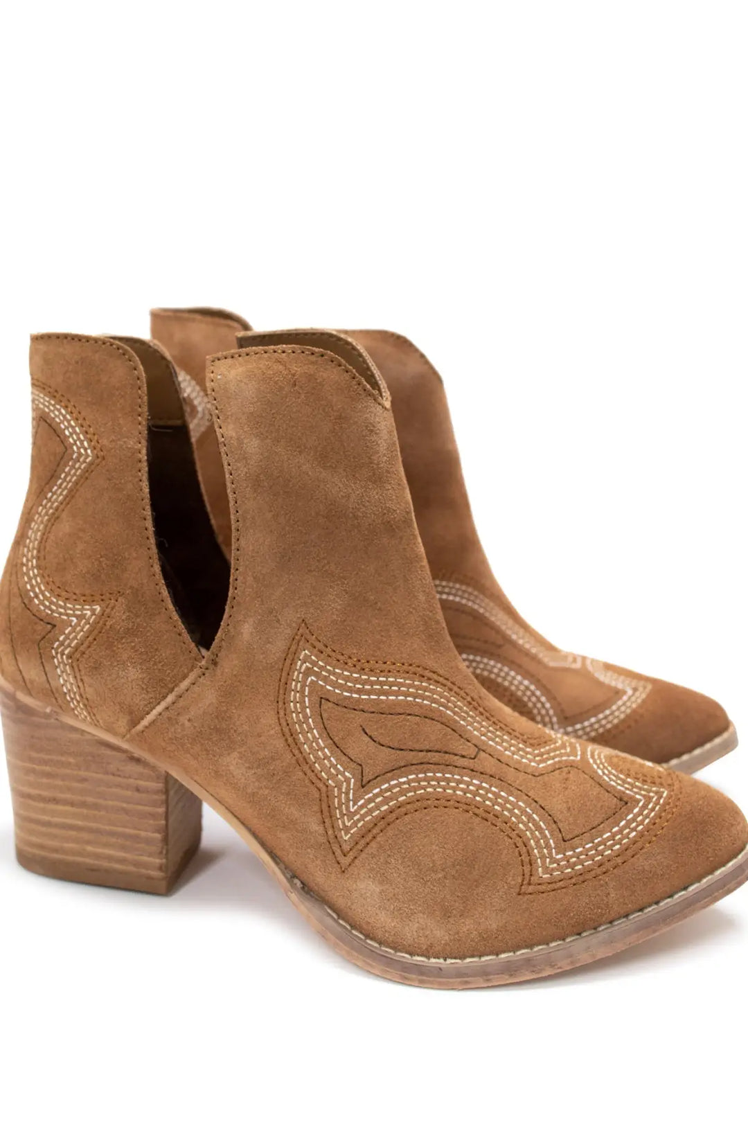 Journee Ankle Boots in Tan - 110 Fashion Boots