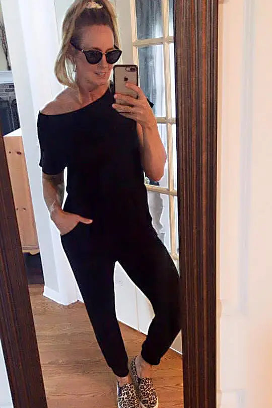 All or Nothing Black Jumpsuit - Melissa Jean Boutique