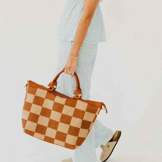 June Jute Tote Bag