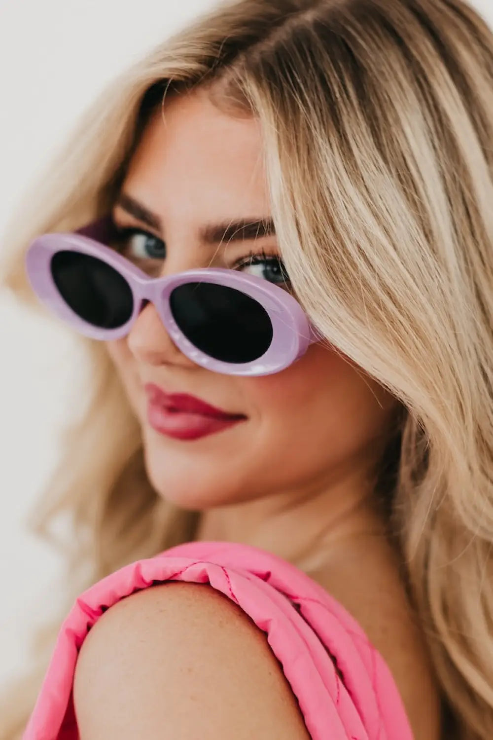 Kate Oval Retro Sunglasses - Sunglasses