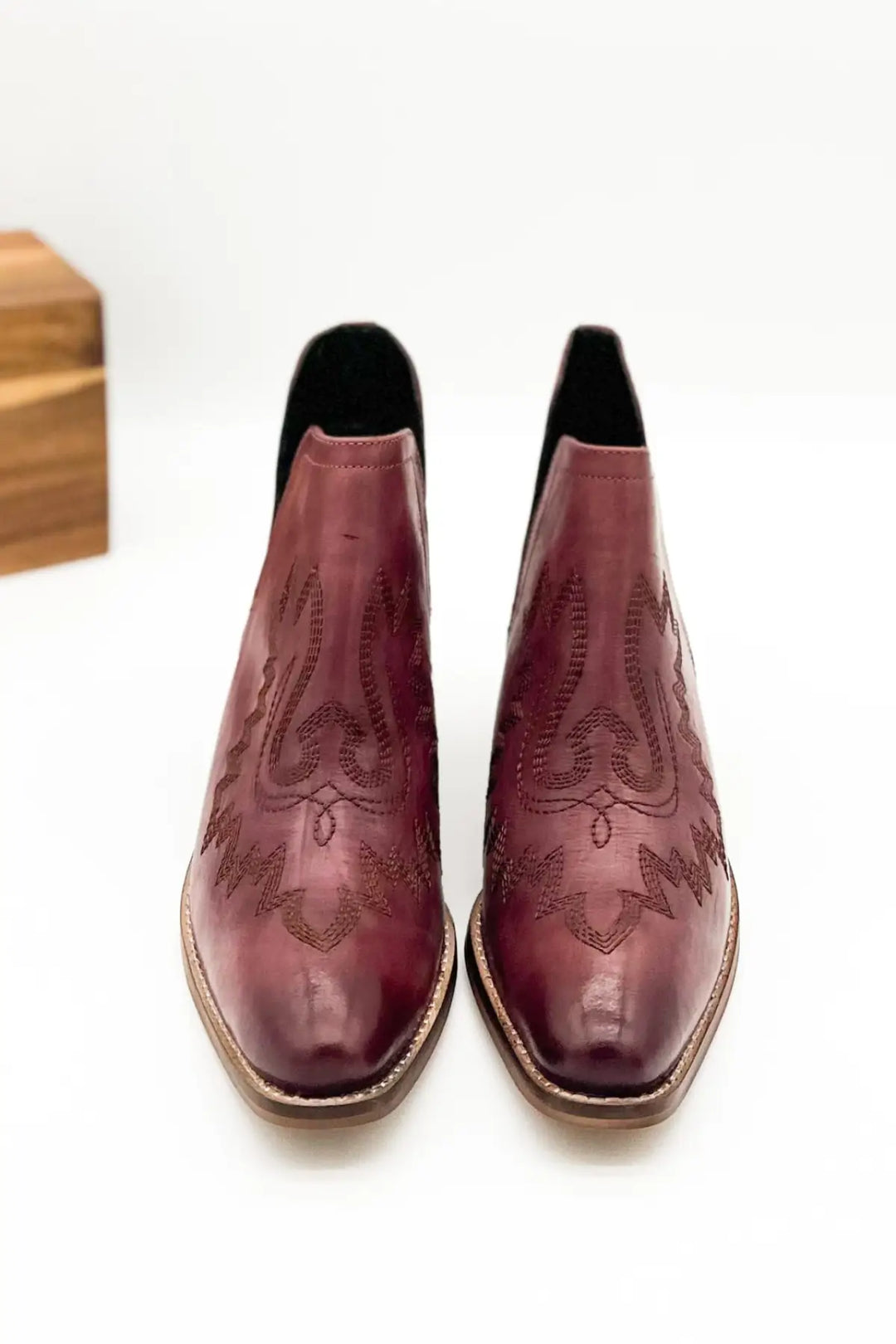 Kickin’ Booties in Burgundy - 110 Fashion Boots