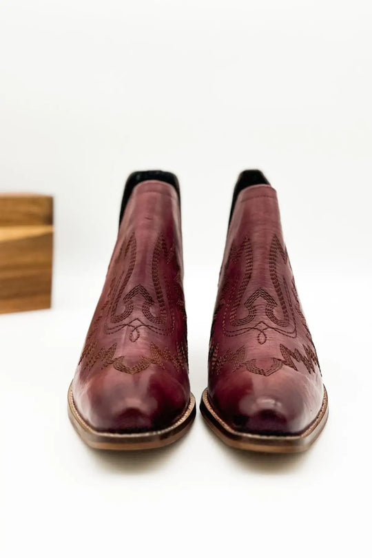 Kickin’ Booties in Burgundy - 110 Fashion Boots