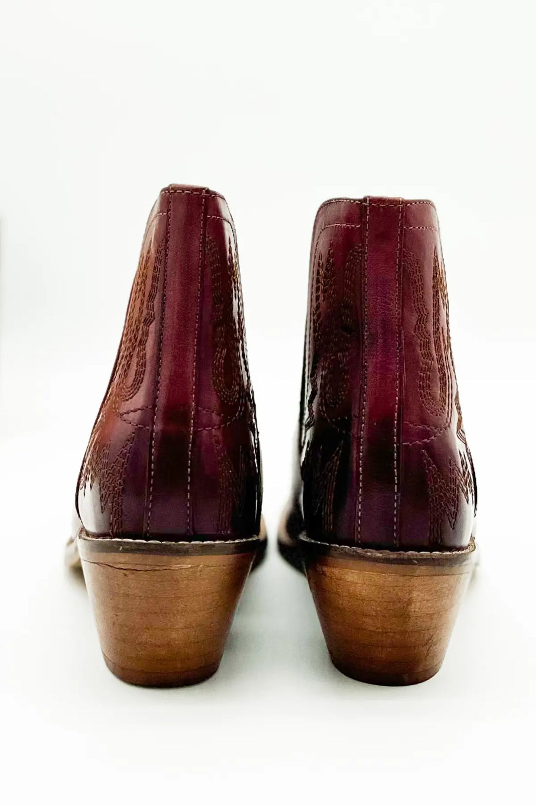 Kickin’ Booties in Burgundy - 110 Fashion Boots