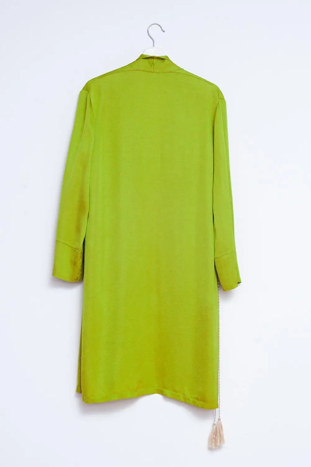 Kimono en satin vert - One Size / vert - Vestes