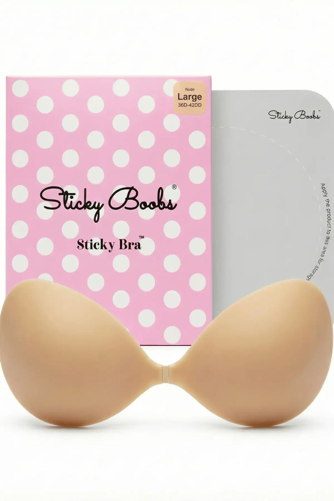Sticky Boobs Sticky Bra – Adhesive Push-Up Backless Strapless Bra