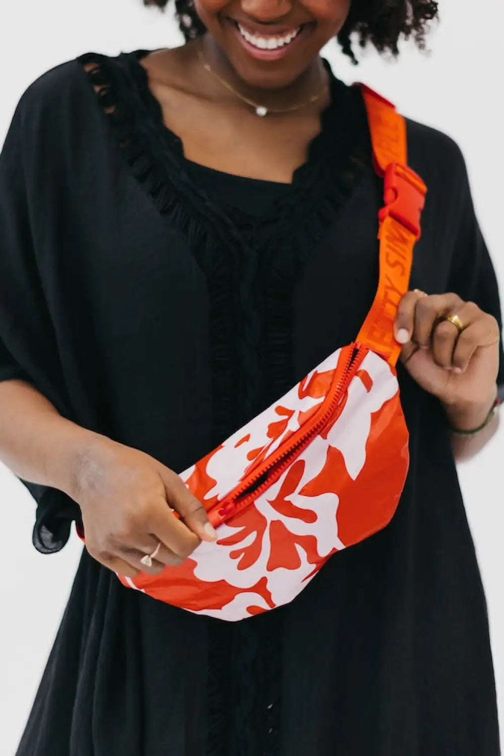 Kona Cove Tyvek Splashproof Bum Bag - Floral Pink - Bum Bag