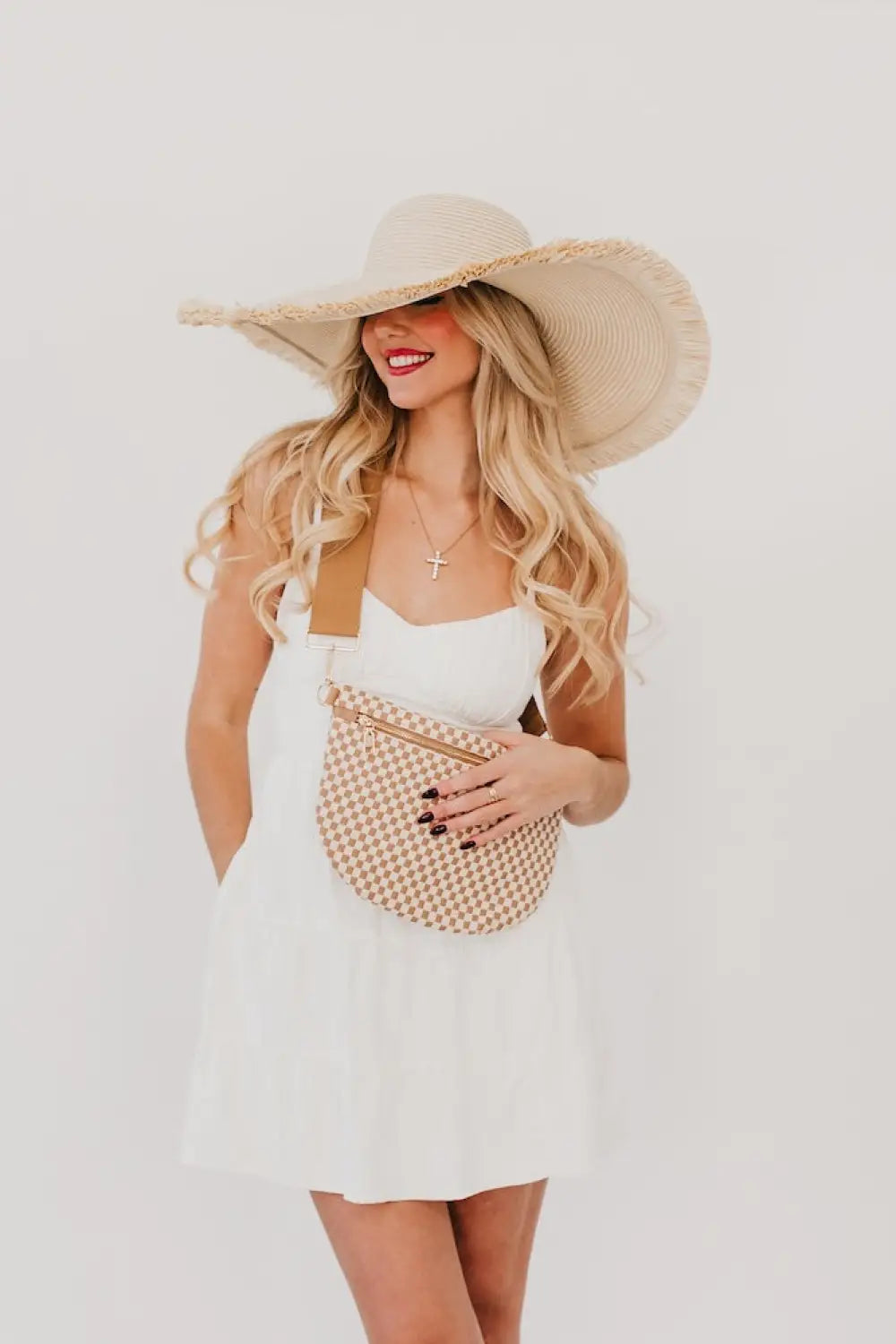 Lake Shore Drive Wide Fringe Sun Hat - Hat