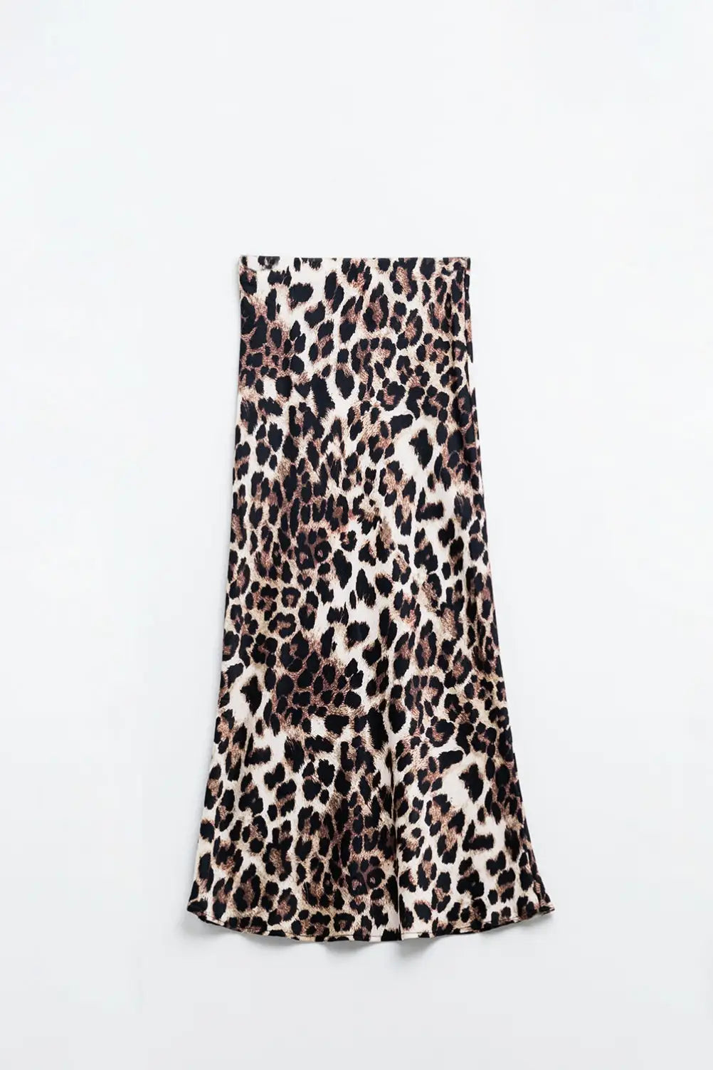 Leopard print mid-rise Flared midi skirt - Skirts