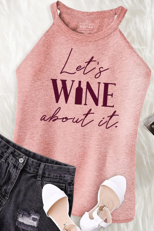 Let’s Wine About It Mock Rocker Tank *Exclusive! - Tops