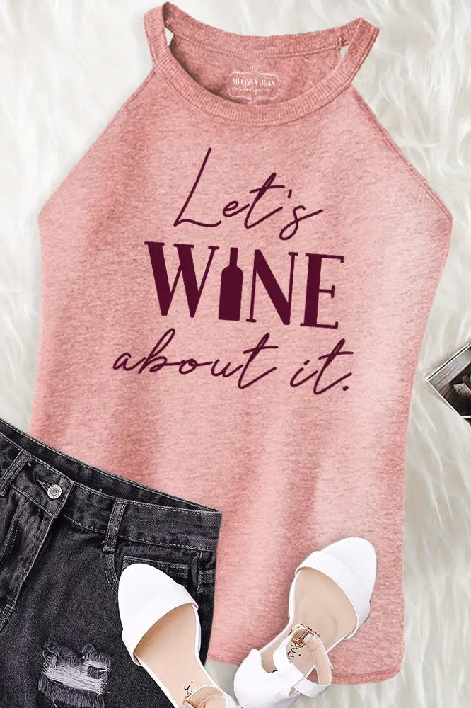 Let’s Wine About It Mock Rocker Tank *Exclusive! - Tops