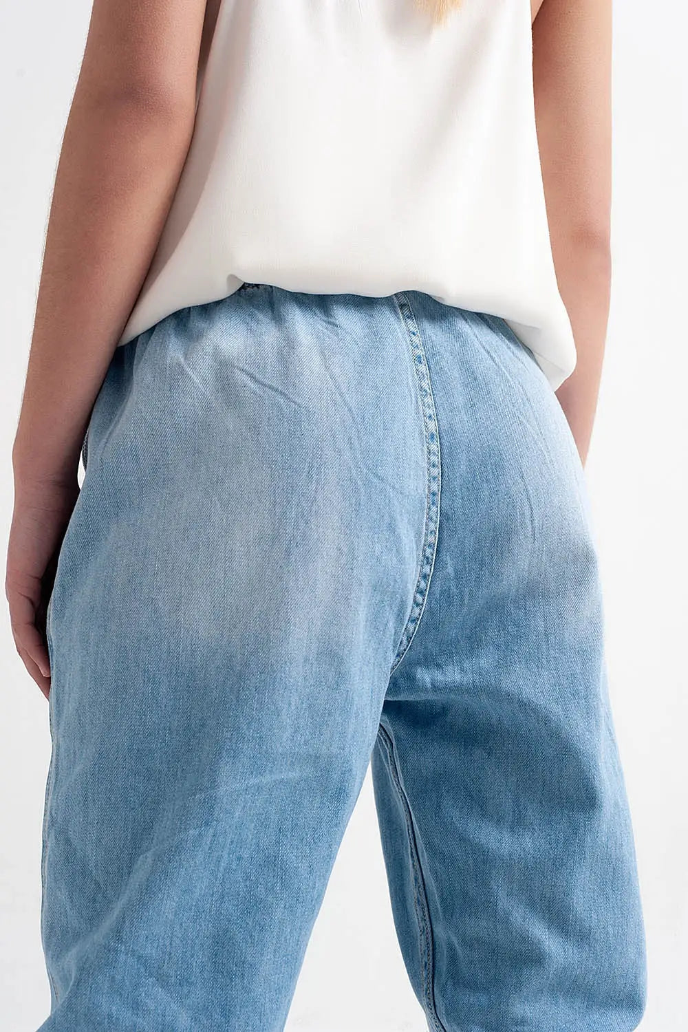 Lightweight jogger jeans in midwash - Jeans