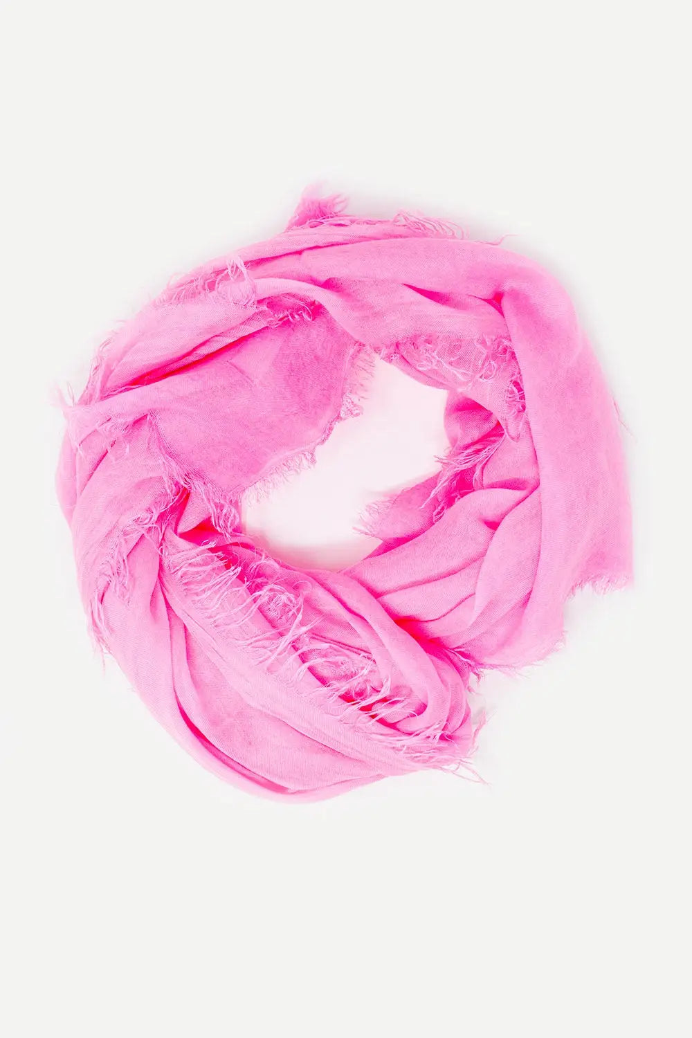 Lightweight scarf in pink - One Size / Fuchsia - Scarves & Hats