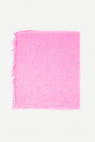 Lightweight scarf in pink