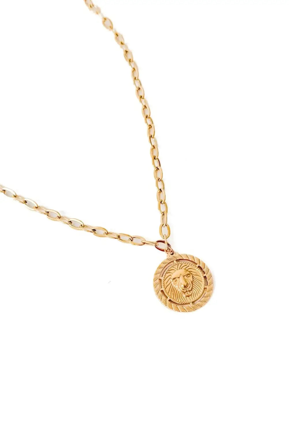 Lion Pendent Chain Necklace - WATERPROOF - Necklace