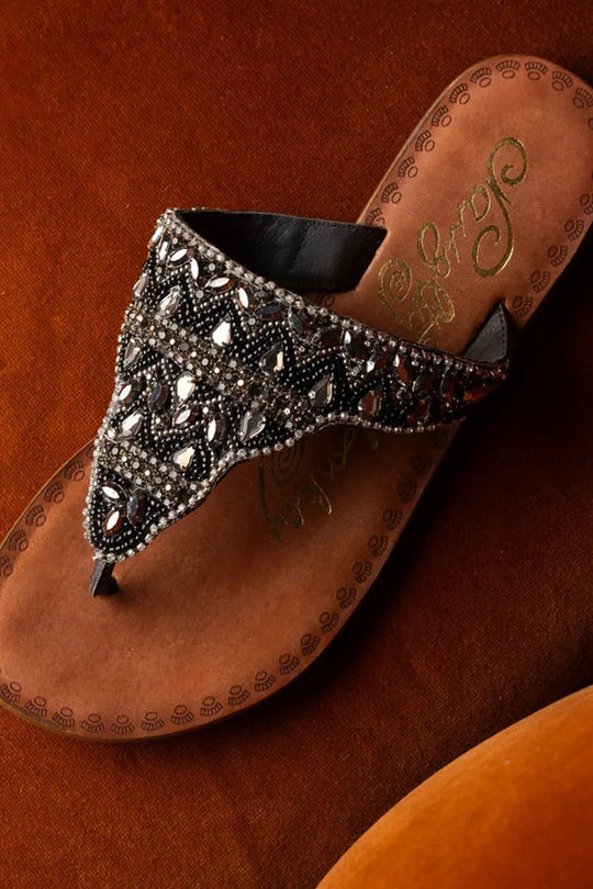 Loving U Sandals in Black - 130 Sandals