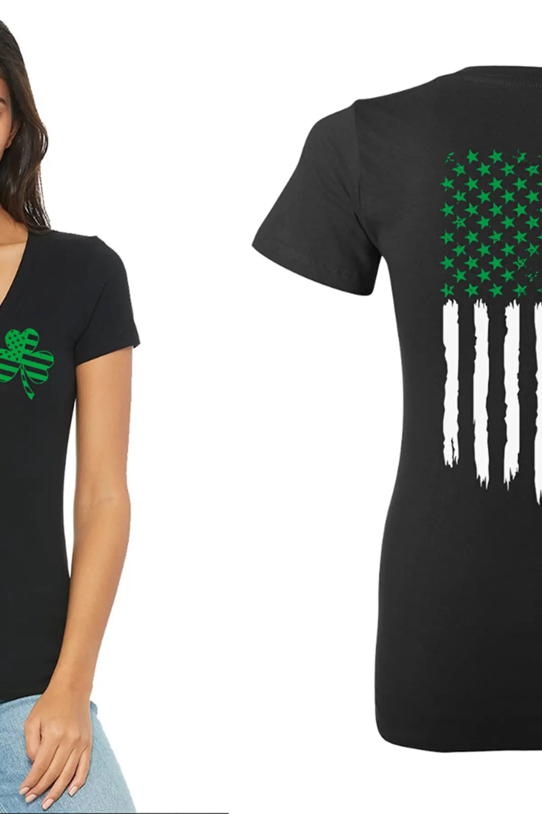 Lucky Charm V-Neck T-Shirt - Shirts & Tops