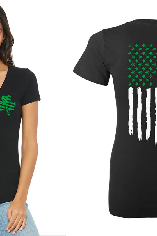 Lucky Charm V-Neck T-Shirt - Shirts & Tops