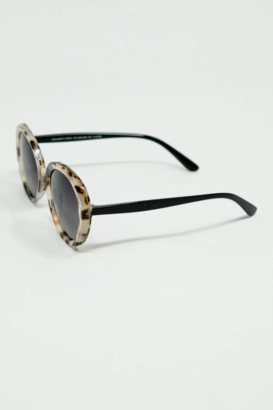 Lunettes de soleil ovales Sunset Spot Beige - One Size / beige