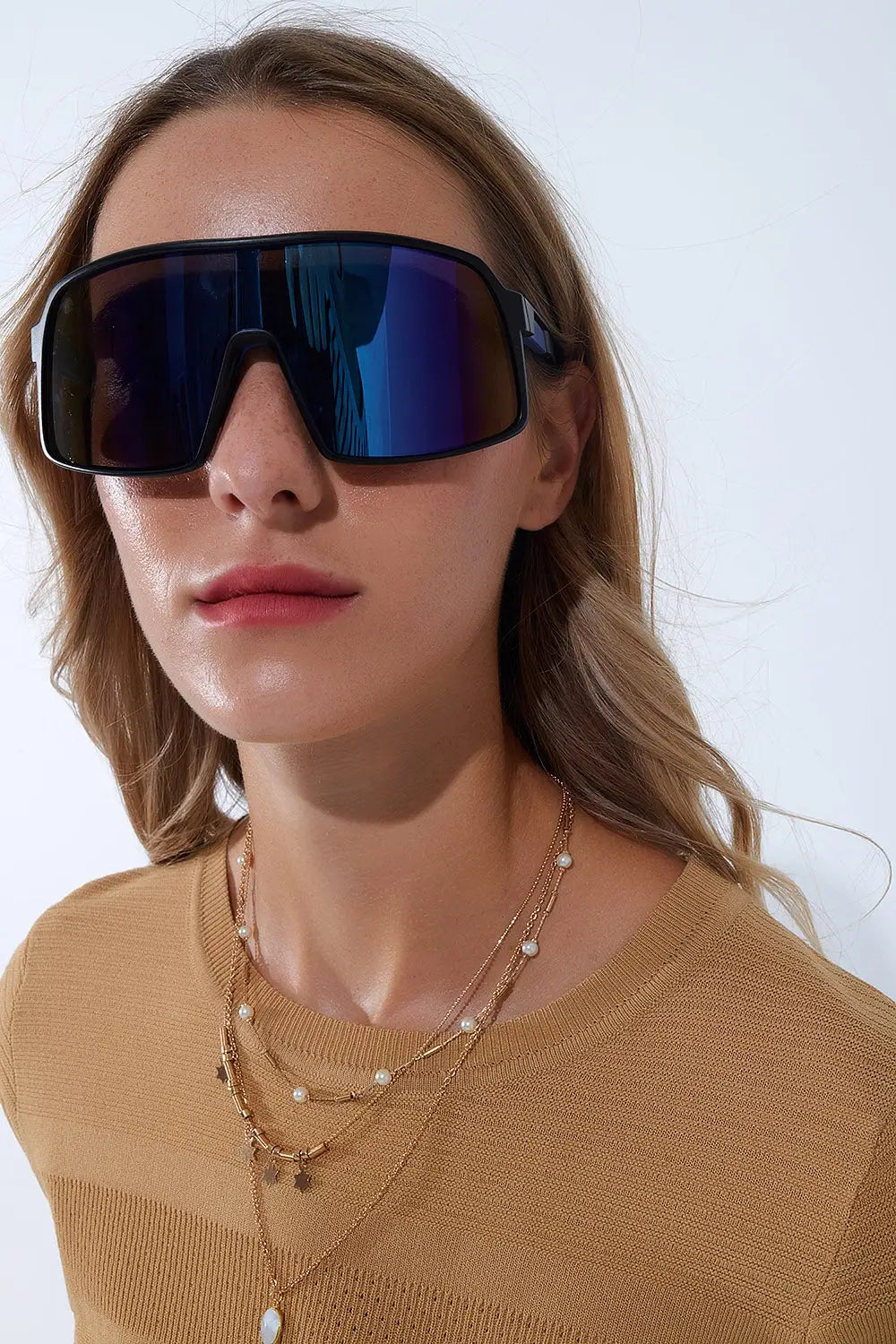 Lunettes de soleil sport polarisées en bleu - One Size / bleu