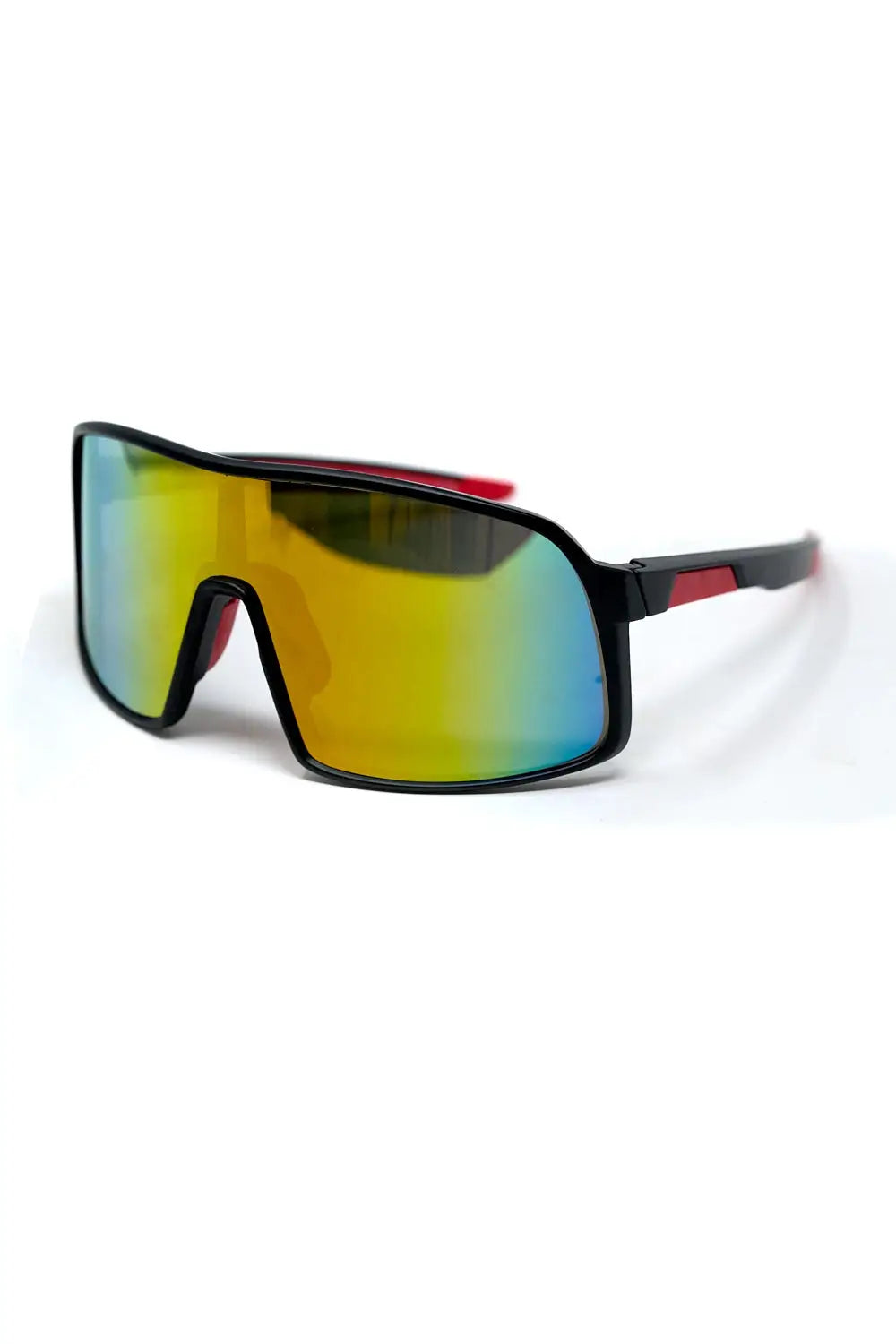 Lunettes de soleil sport polarisées en multicolore - One Size / rouge