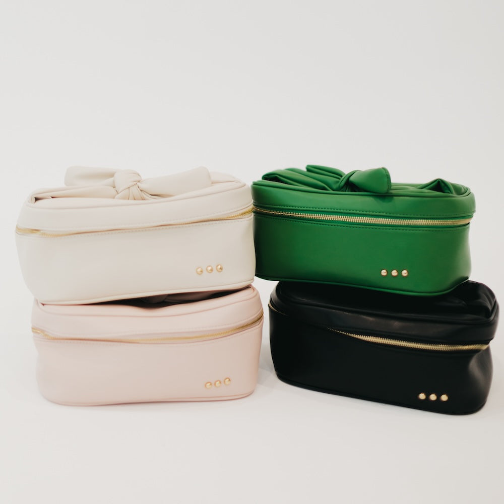 Madelyn Bow Makeup Bag - MELISSA JEAN