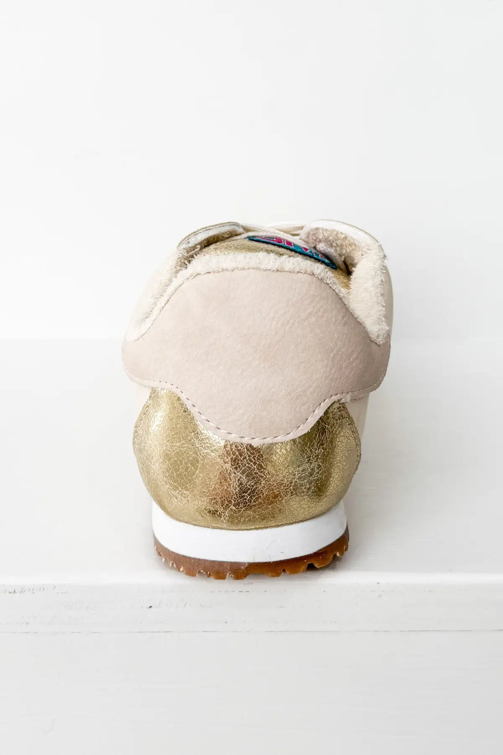 Madrid Sneaker in Beige/Gold - 120 Sneakers