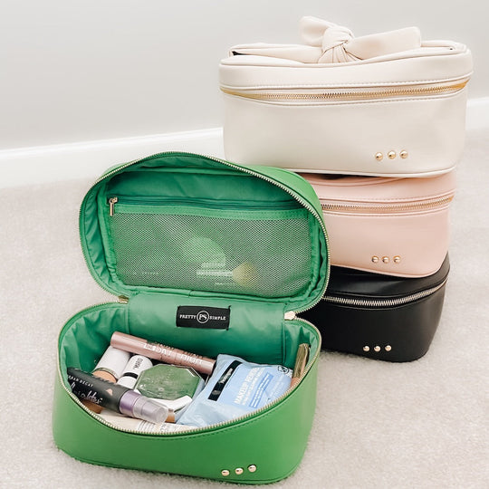 Madelyn Bow Makeup Bag - MELISSA JEAN