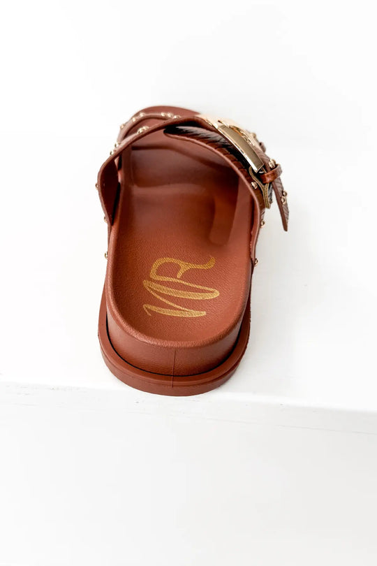 Marigold Sandal in Cognac - 130 Sandals