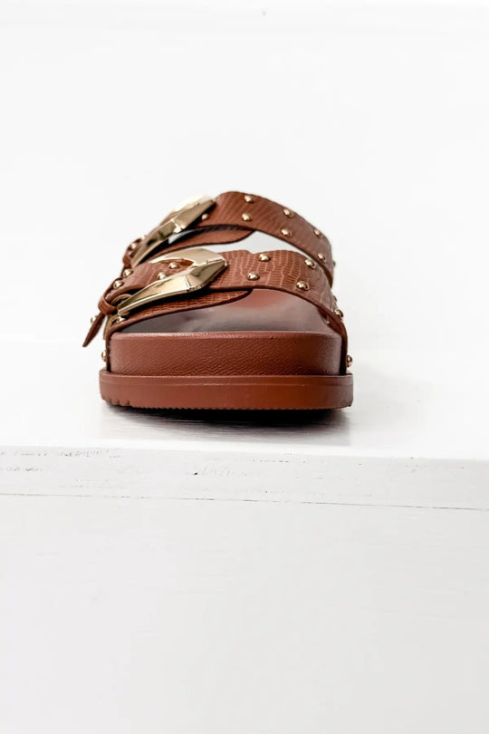 Marigold Sandal in Cognac - 130 Sandals