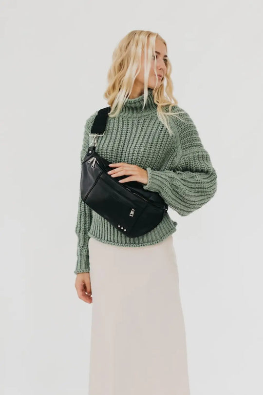 Marley Metallic Oversized Bum Bag - Bum Bag