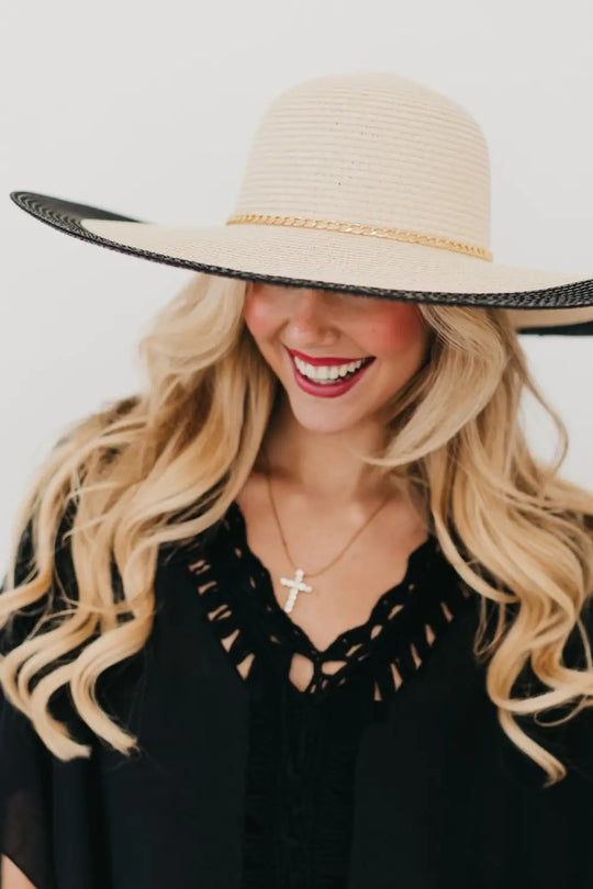 Miami Summer Wide Floppy Sun Hat - Hat