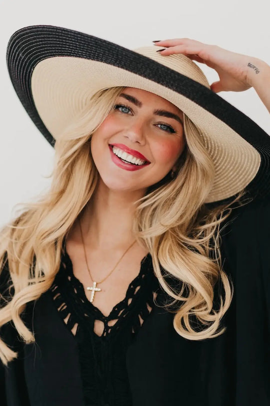 Miami Summer Wide Floppy Sun Hat - Hat