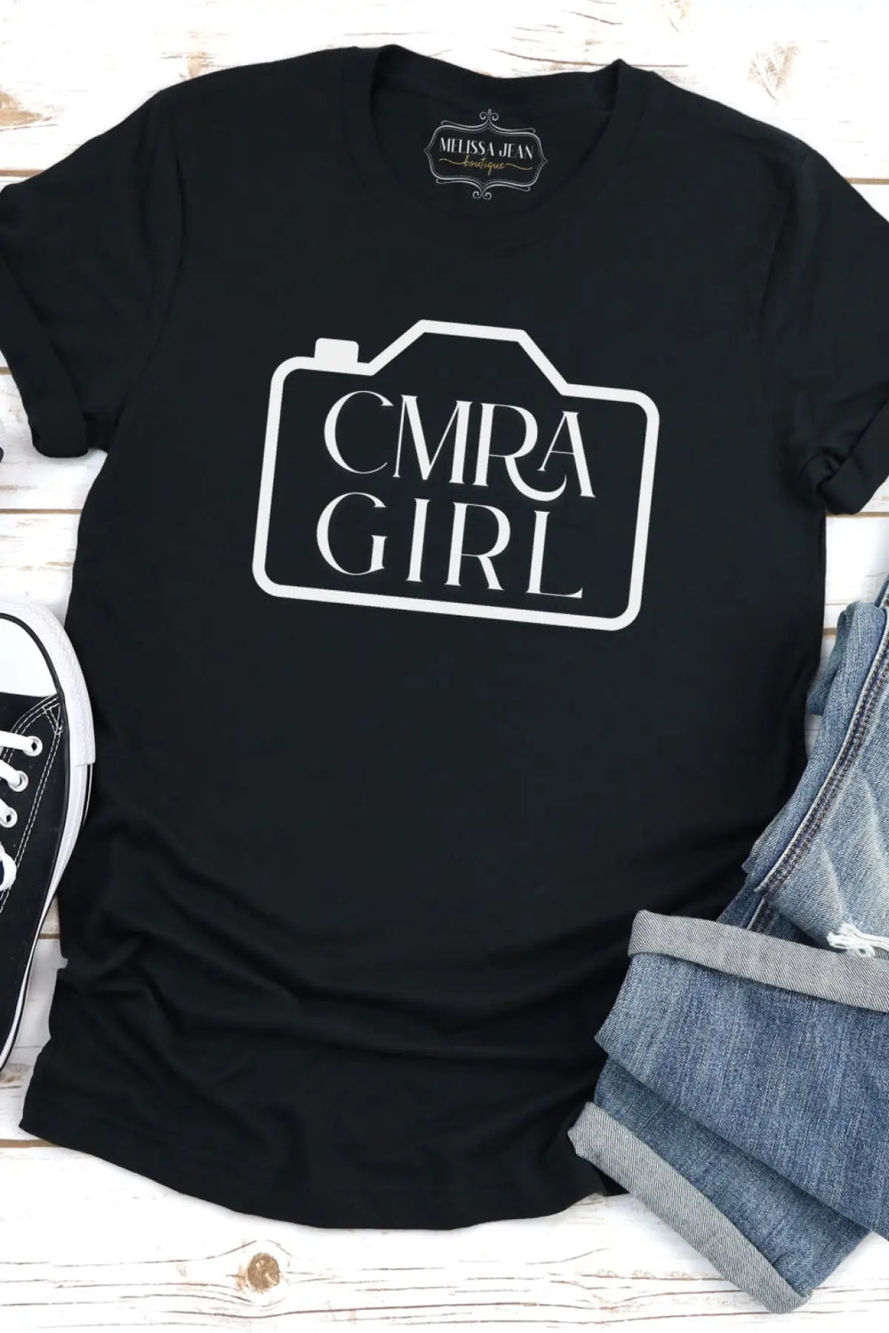 Camera Girl Tee - Clothing